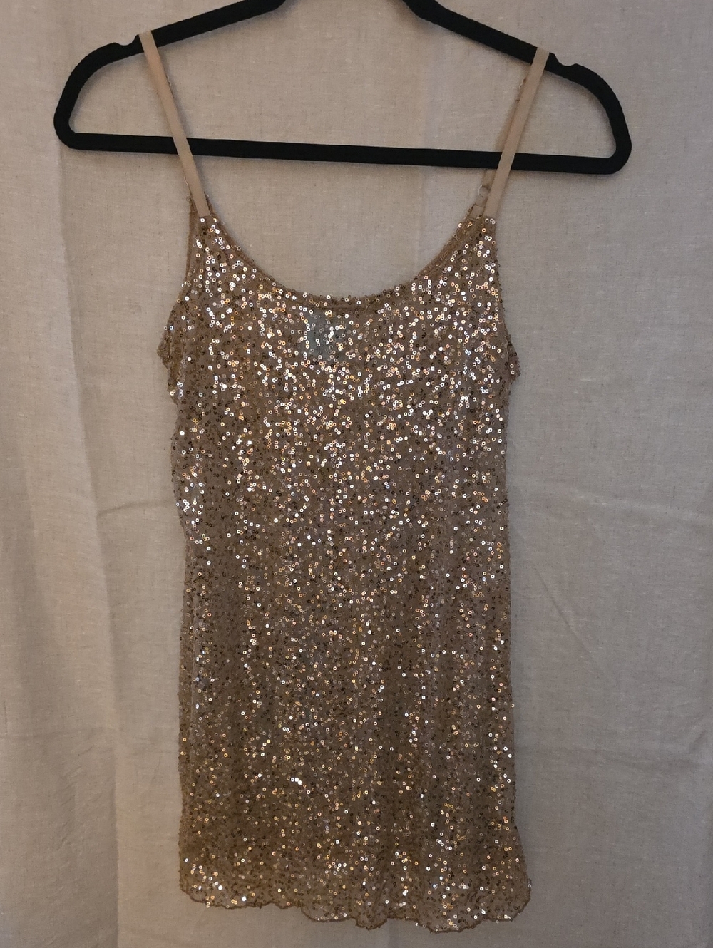 h.i.p. Champagne Sequin Evening Slip